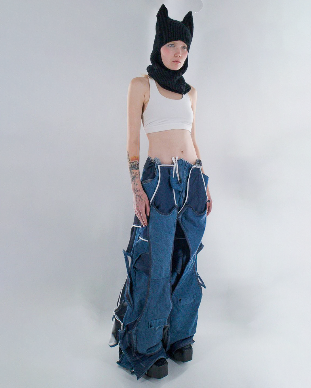 S1 Denim Layered Pants