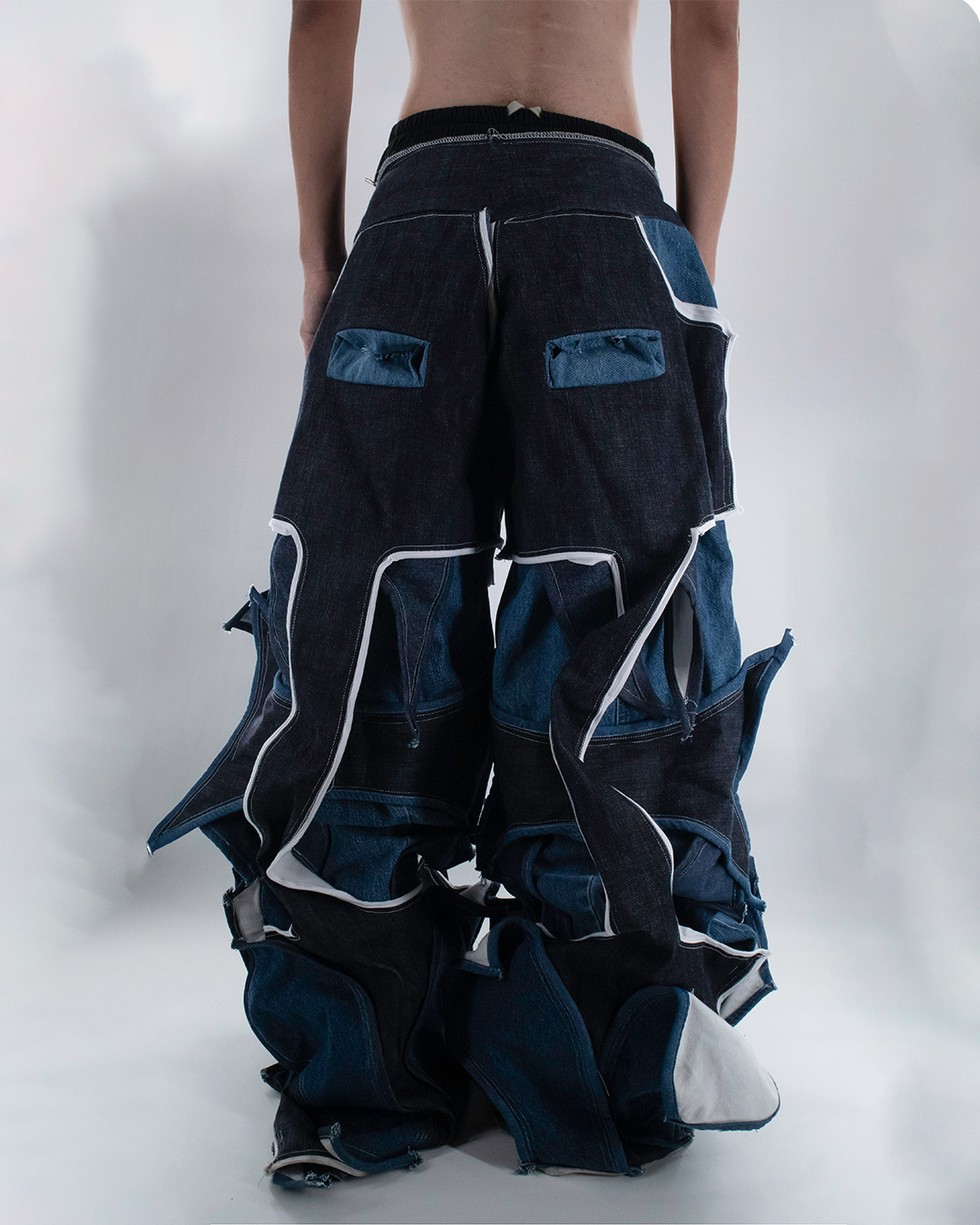 S1 Denim Layered Pants