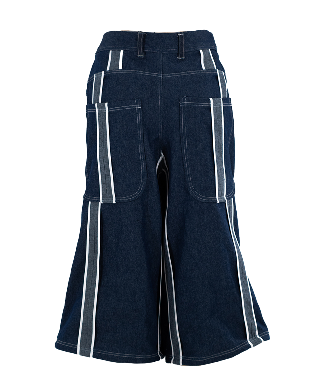 Denim Tape Capris